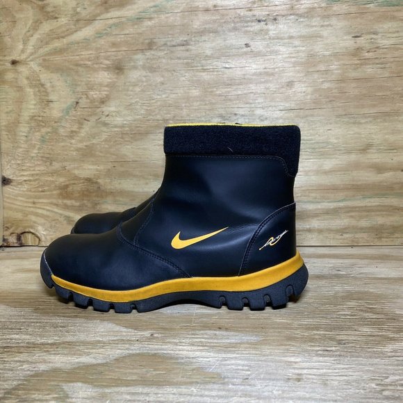 Nike WaterShield Waterproof Boots Womens Size 7.5 Black Yellow 314699-071 - Picture 3 of 12